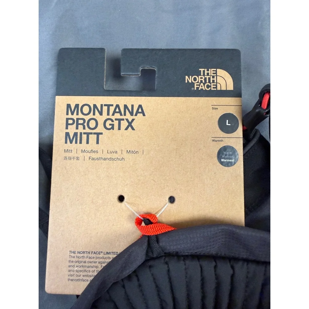 The North Face Montana Pro GTX Mitt Mens L Leather Brown GORE-TEX Ski Mittens